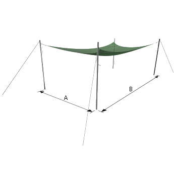 Protección contra el sol de zona de trabajo